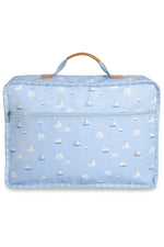 KIT VIAGEM DE FIM DE SEMANA - BARQUINHOS ESTAMPADA - AZUL - MASTERBAG