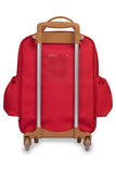KIT MOCHILA DE RODINHAS + LANCHEIRA KIDS CARROS - VERMELHO