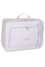 Kit Mala Maternidade + Mochila Passeio + Porta Fralda Campo Lavandas – Masterbag Baby