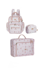 KIT VIAGEM DE FIM DE SEMANA - BAILARINA ESTAMPADA - ROSE - MASTERBAG