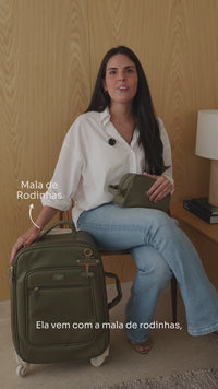 Stories de MALA DE RODINHA AVIÃO LISA - OLIVA