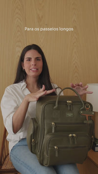 Stories de MOCHILA URBAN AVIÃO LISA - OLIVA
