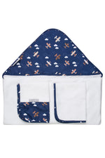 CONJUNTO TOALHAS AVIÃO - MARINHO - MASTERBAG
