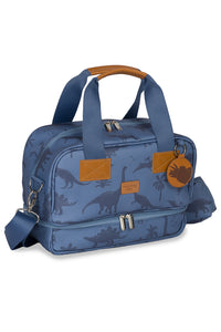 FRASQUEIRA TÉRMICA VICKY DINOSSAURO - AZUL - MASTERBAG