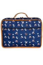 MALA VINTAGE AVIÃO - MARINHO - MASTERBAG